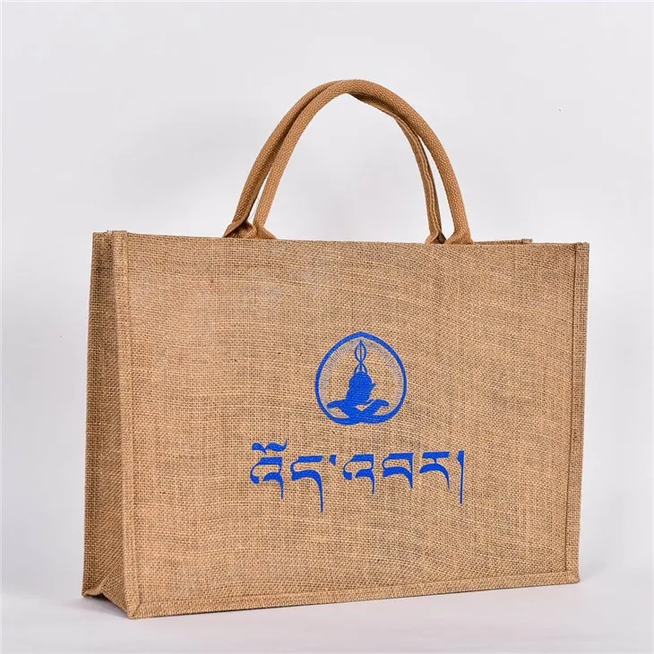 Printed Jute Shopping Bags